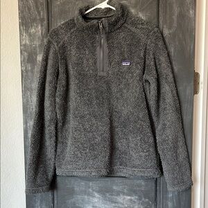 Patagonia Unisex Charcoal Fleece Half-zip Jacket